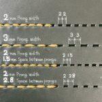 Garfo Furador Couro Reto Small 2mm 6furos- Oka Factory Japão - Imagem 9