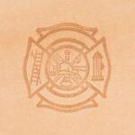 Tandy 8596-00 - Fire Department Badge 2D Stamp
