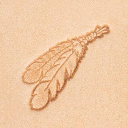 Tandy 8600-00 - Two Feather 3D Stamp