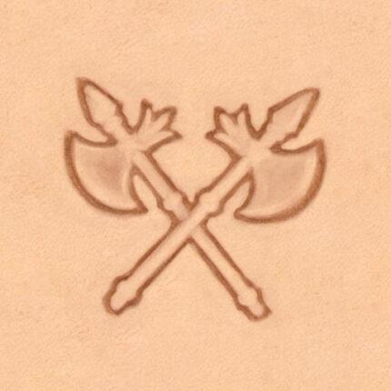 Tandy 88566-00 - Crossed Axes 3D Stamp