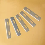 Kit 5 Lâminas Skiver Safety Beveler Couro Aço Inox 38x7mm - Imagem 7