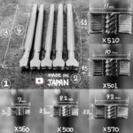 Pino Bordar Entalhar Esculpir Couro X570 - Oka Factory Japão - Imagem 3