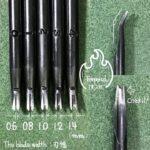 Desquinador Couro Pro Edger n°1 - 0,8mm - Oka Factory Japão - Imagem 4