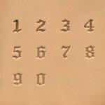 Jogo De Números - Alfabeto Para Escrever Em Couro - 19mm