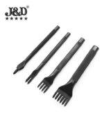 Kit Garfos Furador Couro Cinzel Costura Sovela Furação 3mm - Imagem 6