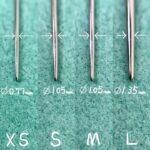 Agulha couro redonda Harness Needles XS - Oka Factory Japão - Imagem 4