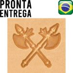 Carimbo Estampa Couro Machado Cruzado #88566-00 - Imagem 3