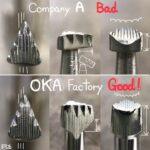 Pino Bordar Entalhar Esculpir Couro F926 - Oka Factory Japão - Imagem 3