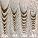 Pino Bordar Entalhar Esculpir Couro U858 - Oka Factory Japão - Imagem 5