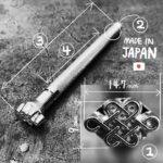 Pino Bordar Entalhar Esculpir Couro O005 - Oka Factory Japão - Imagem 3