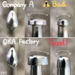 Pino Bordar Entalhar Esculpir Couro P703 - Oka Factory Japão - Imagem 3