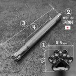 Pino Bordar Entalhar Esculpir Couro O030 - Oka Factory Japão - Imagem 9