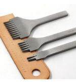 Kit Garfos Furador Couro Cinzel Costura Francesa 3.38mm - Imagem 5