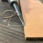 Desquinador Couro Edge n° 01 - 0,8mm - Oka Factory Japão - Imagem 5