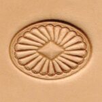 Carimbo Estampa Couro Concho Oval #8539-00 - Imagem 3