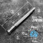 Pino Bordar Entalhar Esculpir Couro M887 - Oka Factory Japão - Imagem 3