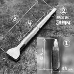 Pino Bordar Entalhar Esculpir Couro P368 - Oka Factory Japão - Imagem 3