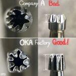 Pino Bordar Entalhar Esculpir Couro F993 - Oka Factory Japão - Imagem 4