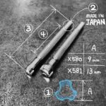 Pino Bordar Entalhar Esculpir Couro X580 - Oka Factory Japão - Imagem 4