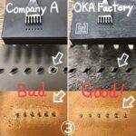 Base de corte e furação XXL 300x450x30mm - Oka Factory Japão - Imagem 7