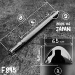 Pino Bordar Entalhar Esculpir Couro F895 - Oka Factory Japão - Imagem 4