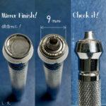 Aplicador botão rebite ilhoses L 9mm - Oka Factory Japão - Imagem 3