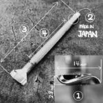 Pino Bordar Entalhar Esculpir Couro R876 - Oka Factory Japão - Imagem 4