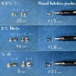 Aplicador botão rebite ilhoses L 9mm - Oka Factory Japão - Imagem 10