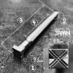 Pino Bordar Entalhar Esculpir Couro G536 - Oka Factory Japão - Imagem 3