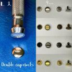 Aplicador botão rebite ilhoses L 9mm - Oka Factory Japão - Imagem 7