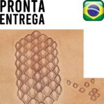 Pino Bordar Estampar Entalhe Couro - Modelo #67 Kit 6pçs - Imagem 2