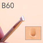 Pino Bordar Estampar Entalhe Couro Leathercraft B60 - Imagem 4