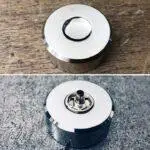 Base Aplicação Botão Rebite Ilhós Round - Oka Factory Japão - Imagem 2