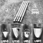 Pino Bordar Entalhar Esculpir Couro U858 - Oka Factory Japão - Imagem 4