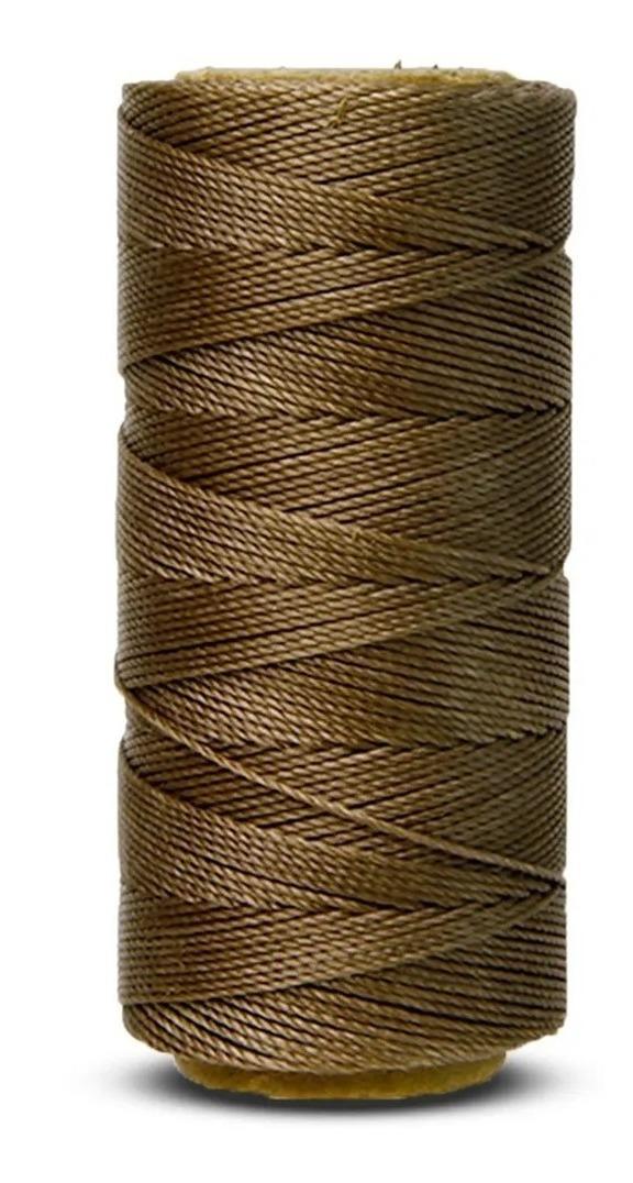 D_NQ_NP_2X_743790-MLB53196758692_012023-F.jpg Cordão Linha Encerada 1mm Cordone Bege Escuro 165M - Bondnyl - Imagem 1