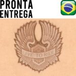 Carimbo Estampa Couro Live To Ride #8540-00 - Imagem 4