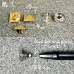 Aplicador botão rebite pirâmide - M 10mm - Oka Factory Japão - Imagem 7