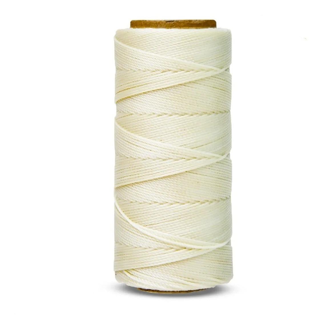 D_NQ_NP_2X_767298-MLB53196573606_012023-F.jpg Cordão Linha Encerada 1mm Cordone Natural 165M - Bondnyl - Imagem 1