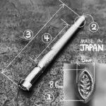 Pino Bordar Entalhar Esculpir Couro O69 - Oka Factory Japão - Imagem 4
