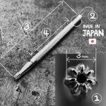 Pino Bordar Entalhar Esculpir Couro O136 - Oka Factory Japão - Imagem 4