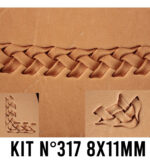 Pino Bordar Estampar Entalhe Couro - Modelo #317 Kit 2pçs - Imagem 3