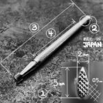 Pino Bordar Entalhar Esculpir Couro A98 - Oka Factory Japão - Imagem 4