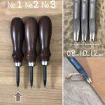 Desquinador Couro Edge n° 01 - 0,8mm - Oka Factory Japão - Imagem 3