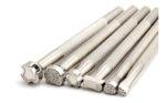 Kit Pinos Bordar Estampar Entalhe Couro 6 Pçs Leathercraft - Imagem 5