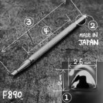 Pino Bordar Entalhar Esculpir Couro F890 - Oka Factory Japão - Imagem 4