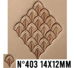 Pino Bordar Estampar Entalhe Couro - Modelo #403 14x12 - Imagem 2