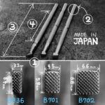 Pino Bordar Entalhar Esculpir Couro B836 - Oka Factory Japão - Imagem 3