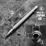 Pino Bordar Entalhar Esculpir Couro S634 - Oka Factory Japão - Imagem 3