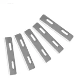 Kit 5 Lâminas Skiver Safety Beveler Couro Aço Inox 38x7mm