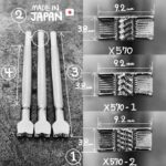 Pino Bordar Entalhar Esculpir Couro X570-1 Oka Factory Japão - Imagem 4